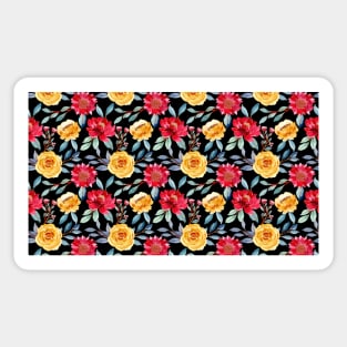 Seamless Floral Pattern Sticker